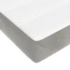 vidaXL Boxspringbett mit Matratze Hellgrau 160x200 cm Samt Produktbild-Vorschau 8
