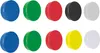 Ten round magnets are arranged in two rows on a white background. Náhled obrázku produktu