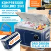 KESSER® Kompressor Kühlbox 2in1 Doppelzone Kühl- & Produktbild-Vorschau 2