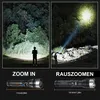 Wiederaufladbare Taschenlampe 1000 Lumen LED, LCD Display, Produktbild-Vorschau 5