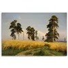 Leinwandbild  Roggen - Iwan Schischkin 120x80 Feeby Bunt Produktbild-Vorschau 3