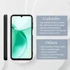 A black phone case is shown next to a phone screen, with comparison text boxes. Anteprima dell’immagine prodotto