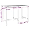 Cloris Designermöbel 7-tlg. Gartenbar-Set Massivholz Kiefer Produktbild-Vorschau 9