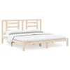 vidaXL Massivholzbett Kiefer 200x200 cm - Bettrahmen - Produktbild-Vorschau 3