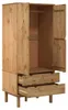 vidaXL Garderobekast OTTA, 76,5 x 53 x 172 cm, massief Productafbeelding-voorbeeld 4