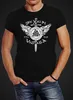 Herren T-Shirt See you in Valhalla Schwert Runen Odin Produktbild-Vorschau 3