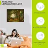 ARTland Leinwandbild Waldlandschaft mit Rotwild. Um 1760/70 Produktbild-Vorschau 3