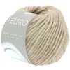 A ball of beige yarn with a label. Produktbild-Vorschau