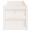 vidaXL Bac à plantes blanc 150x50x50 cm pin massif Voir les images du produit 6