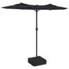 Doppelsonnenschirm Schwarz 316x240 cm , Markisen Design Produktbild-Vorschau 2