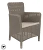 Allibert rieten fauteuil Trenton, inclusief kussen, kleur Productafbeelding-voorbeeld 1