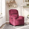 vidaXL Fauteuil relax vin rouge velours Voir les images du produit 2