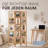 Homestyle4u Foto Paravent Raumteiler 3 teilig Fotowand Holz Produktbild-Vorschau 3