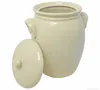 KERAZO Rumtopf 5,0 Liter aus Steinzeug Keramik BEIGE - Produktbild-Vorschau 2