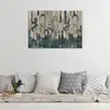Leinwandbild Pflanzenabstraktion Natur 90x60 Feeby Grün Produktbild-Vorschau 2
