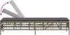 vidaXL Sonnenliege mit Auflage Grau Poly Rattan Produktbild-Vorschau 7