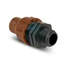 Rain Bird Kupplung PP 16 mm x 1/2 Lock x Außengewinde Braun Produktbild-Vorschau 2