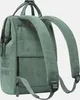Back view of a green corduroy backpack. Produktbild-Vorschau