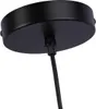 A close-up view of a black ceiling canopy for a pendant light. Anteprima dell’immagine prodotto