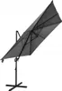 Duży składany parasol ogrodowy SEATTLE 250 cm szary Podgląd zdjęcia produktu 6
