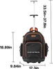 Zaino porta attrezzi VEVOR con ruote, portata 50 kg, 45 Anteprima dell’immagine prodotto 8