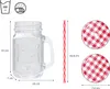 Trinkgläser bunt mit Deckel 500ml + Ersatzdeckeln Produktbild-Vorschau 2