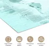 MuchoWow® Poster Weltkarte - Zeitung - Blau 60x40 cm - Produktbild-Vorschau 2