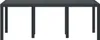 vidaXL Gartentisch Anthrazit 200 x 100 x 73 cm Poly-Rattan Produktbild-Vorschau 1