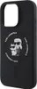 A black iPhone case with a Karl Lagerfeld and Choupette graphic. Anteprima dell’immagine prodotto