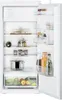 Siemens KI42LNSE0 iQ100, Einbau-Kühlschrank mit Gefrierfach, 122.5 x 56 cm, Schleppscharnier Frontansicht geöffnet Produktbild-Vorschau