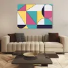 Leinwandbild Geometrische Formen Abstraktion 90x60 Feeby Produktbild-Vorschau 3