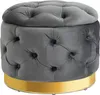 HOMCOM Vintage Stool, Stołek z siedziskiem, Ławka, Podnóżek Podgląd zdjęcia produktu 1