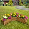 HolzGarden Pflanzkübel Set 3 Stück Holz Teak Imprägniert Produktbild-Vorschau 4