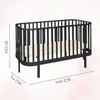ATB MEBLE łóżeczko z materacem 140x70 cm - łóżeczko 2w1 - Podgląd zdjęcia produktu 2