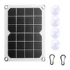 Přenosný 5 W duální USB solární ventilátor Solární panel Náhled obrázku produktu 4