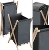 Collage of a laundry basket, showing different angles and a close-up. Podgląd zdjęcia produktu