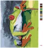 Zuty - Malen nach Zahlen - FROSCH AUF BAMBUS, 40x50 cm, Produktbild-Vorschau 3