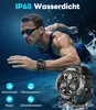 LIGE Militär Smartwatch Herren 1,85" HD Touchscreen, 1000 Produktbild-Vorschau 5