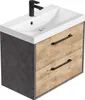 Set mobili da bagno Florence 01 60 cm – Grigio scuro con Anteprima dell’immagine prodotto 2