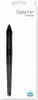 A digital pen is presented on a white background, with its packaging visible. Produktbild-Vorschau