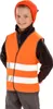 A young boy wearing a safety vest and a hat. Produktbild-Vorschau