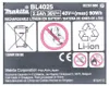 Makita BL4025 XGT 191B36-3 Akku 40V / 2,5Ah Li-Ion Produktbild-Vorschau 4