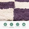 Volero - Retro Teppich - Gambit Violett Weiß - 120x170 cm - Produktbild-Vorschau 2