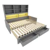 Letto a terra Flieks 90x200 cm con rete a scomparsa, divano Anteprima dell’immagine prodotto 8