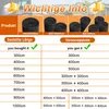 FIVMEN Sichtschutzmatte PVC Sichtschutzzaun Windschutz Produktbild-Vorschau 9