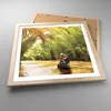 Gerahmtes Poster - Rahmen in heller Eiche - Fluss Mekong Produktbild-Vorschau 3