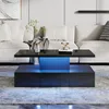 STILVORA Couchtisch 16 LED Beleuchtung-Beistelltisch mit Produktbild-Vorschau 2