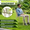 Zestaw 4 krzeseł ogrodowych tillvex® – można je ustawiać Podgląd zdjęcia produktu 8