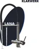 Lana | Rubinetto estraibile a 3 vie grigio e nero | Anteprima dell’immagine prodotto 1