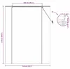 vidaXL Tenda a rullo marrone 150 x 220 cm in bambù Anteprima dell’immagine prodotto 8